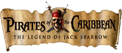 Pirates of the Caribbean title screen for Playstation 2